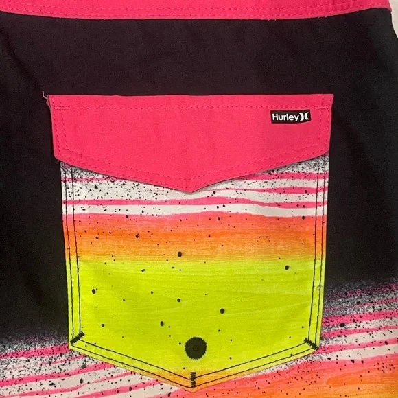 HURLEY Boys 16/28 Color block board Shorts NEW - Picture 7 of 8